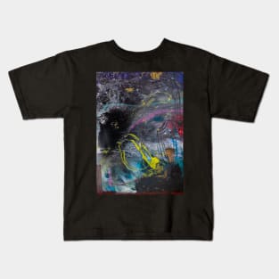 Dark Abstract Painting Kids T-Shirt